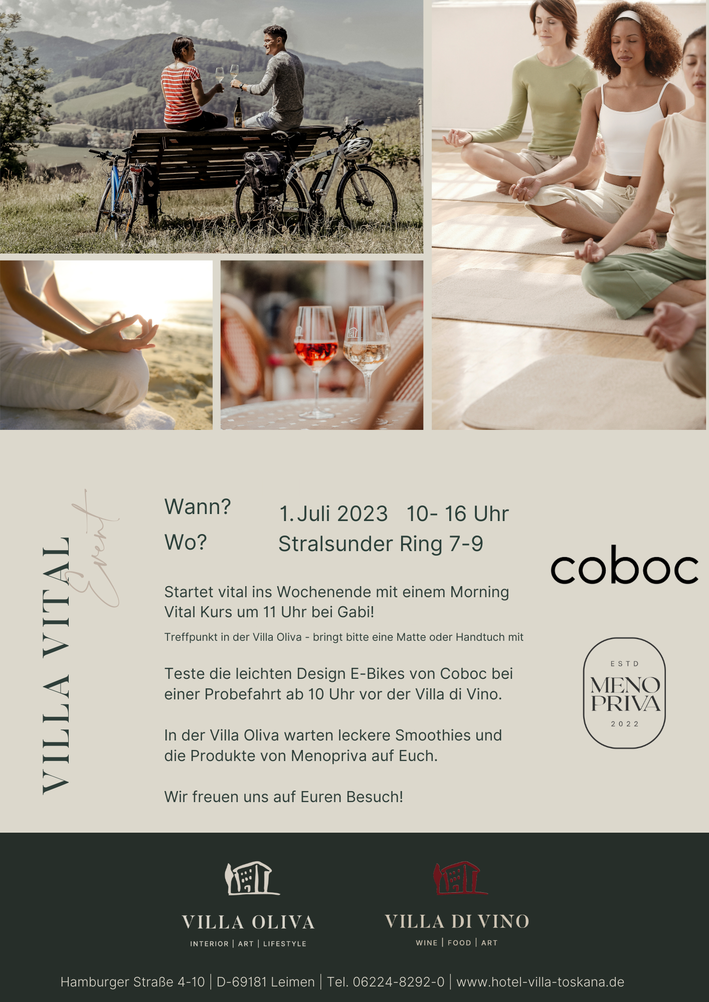 Villa Vital am 01.07.23 Stralsunder Ring Leimen